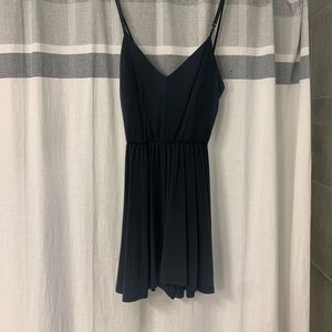 Cross back romper